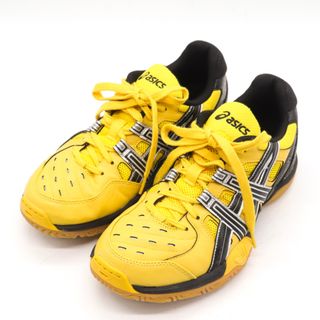 アシックス(asics)のアシックス ハンドボールシューズ GELBRAVE WIDE 3 ゲルブレイブワイド インシューズ THH526 靴 メンズ 25.5cmサイズ イエロー asics(スニーカー)