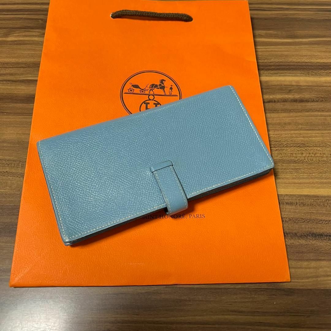 ⭐️美品⭐️HERMES エルメス 財布 ベアン スフレ ゴールド金具