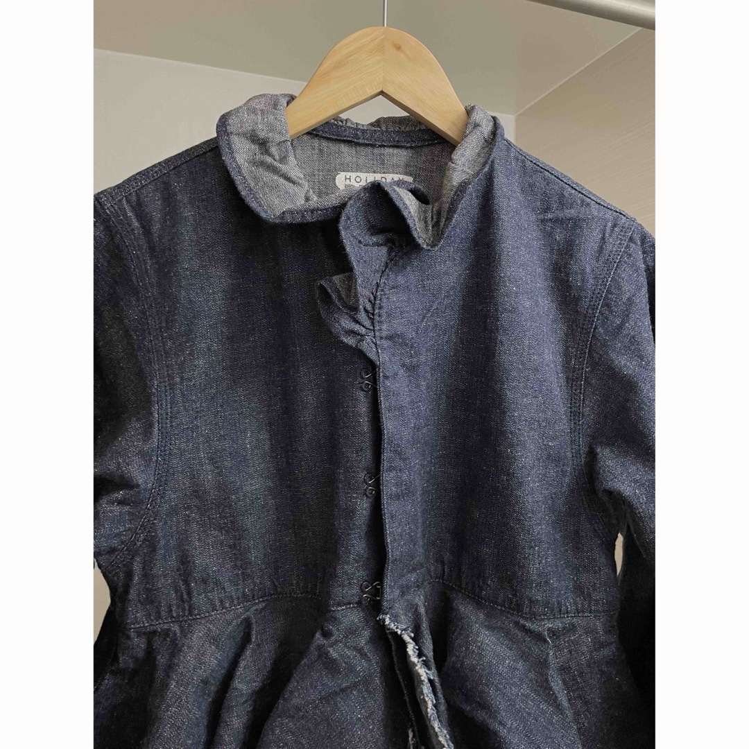 HOLIDAY DENIM RUFFLE RUFFLE SHIRT ホリデイ