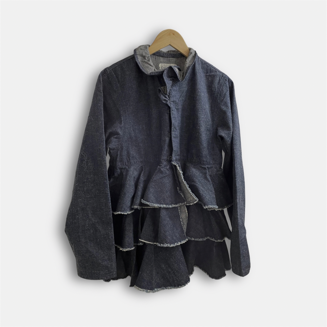 HOLIDAY DENIM RUFFLE RUFFLE SHIRT ホリデイ