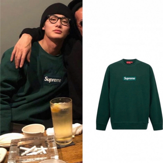 シュプリーム(Supreme)のSupreme Box Logo Crewneck 18aw スウェット(スウェット)