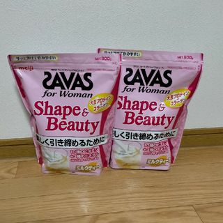 ザバス(SAVAS)のSAVAS ザバス for Woman 900g ミルクティー風味 2個(プロテイン)