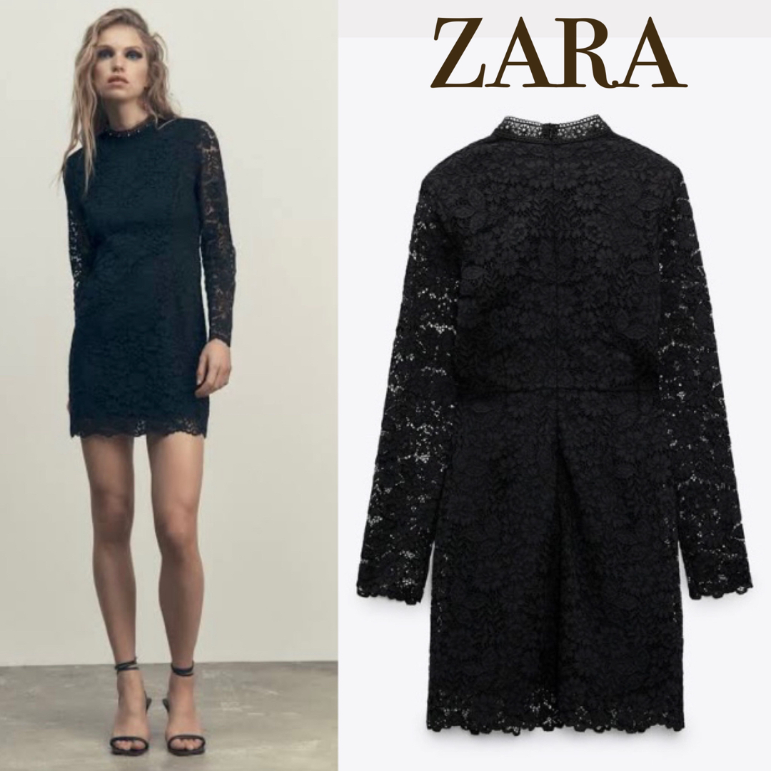 新品タグ付き　ZARA レース　ワンピース