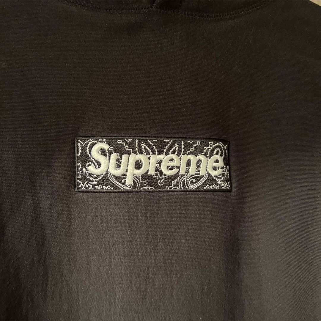 Supreme 19FM Bandana Box Logo パーカー