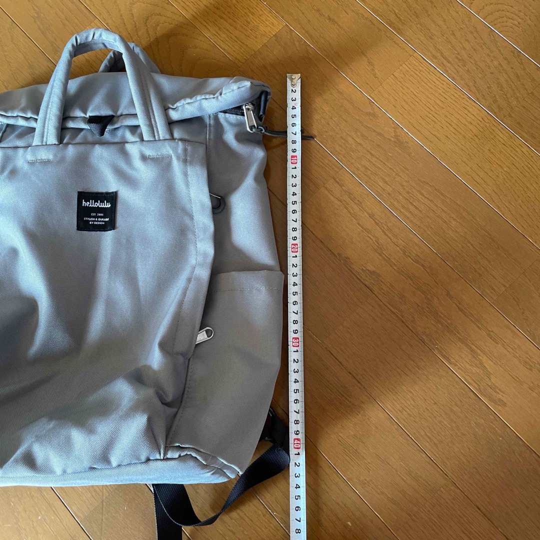 hellolulu(ハロルル)のグレーリュック レディースのバッグ(リュック/バックパック)の商品写真