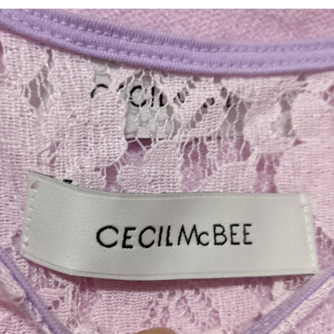 CECIL McBEE(セシルマクビー)の美品　CECIL McBEE　ニット　タンクトップ　2点セット　フリーサイズ レディースのトップス(ニット/セーター)の商品写真