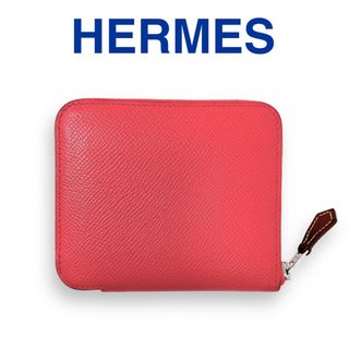 エルメス(Hermes)のエルメス アザップコンパクト シルクイン ヴォーエプソン コインケース レッド(コインケース)