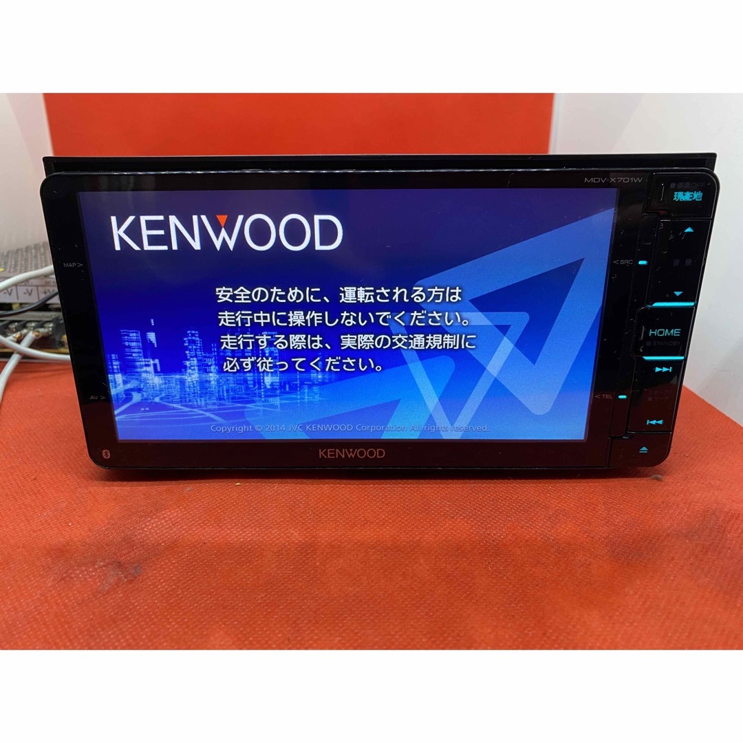 KENWOOD 最上級ナビ MDV-X701W 新品パーツ＋新品バックカメラ付き-