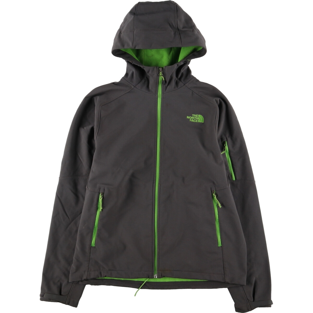 925cm袖丈ザノースフェイス THE NORTH FACE ソフトシェルパーカー メンズL /eaa388395