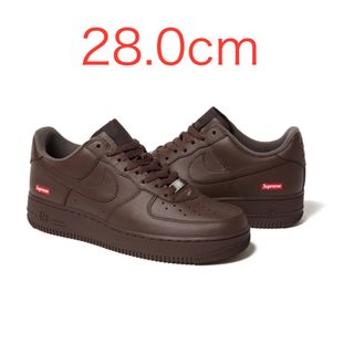 supreme nike airforce1 brown