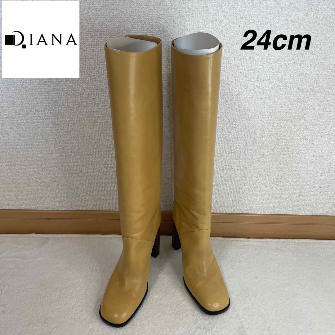 DIANA - DIANA ダイアナ ロング レザー ブーツ 24cmの通販 by Q-2 ...