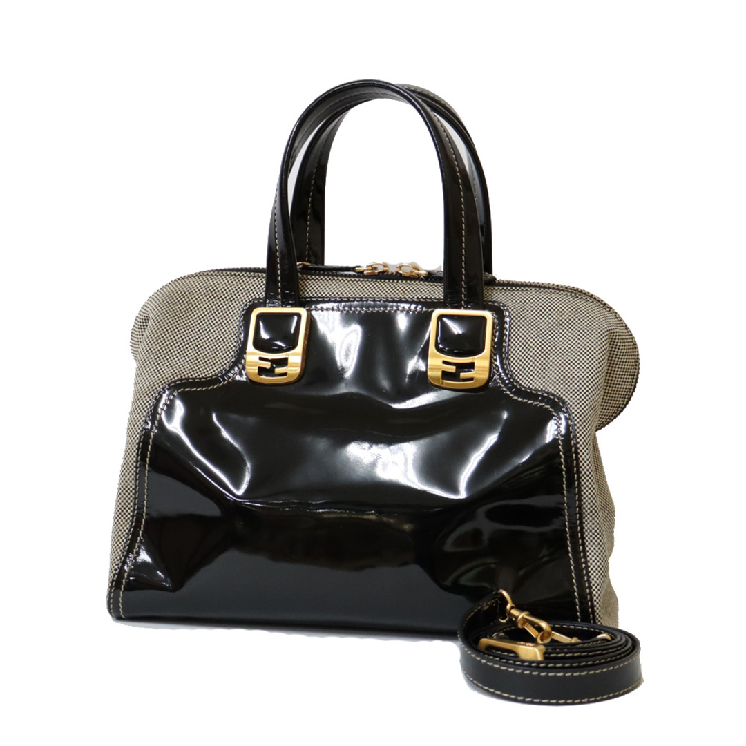 FENDI - フェンディ FENDI カメレオン ハンドバッグ ブラック
