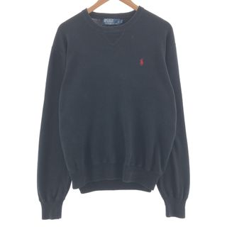 ラルフローレン(Ralph Lauren)の古着 ラルフローレン Ralph Lauren EXCLUSIVEOFDECORATION コットンニットセーター メンズXL /taa001483(ニット/セーター)