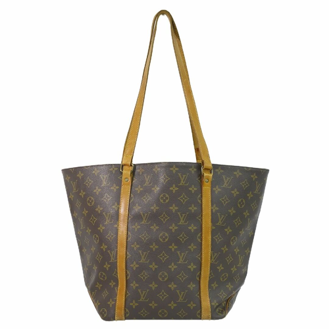 本物 ルイヴィトン LOUIS VUITTON LV サックショッピング モノグラム ショルダーバッグ トートバッグ ブラウン M51108 Sac Shopping ビトン バッグレディース