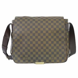 ルイヴィトン(LOUIS VUITTON)の本物 ルイヴィトン LOUIS VUITTON LV アベス ダミエ エベヌ ショルダーバッグ メッセンジャーバッグ ブラウン N45257 Abbesses ビトン バッグ 中古(ショルダーバッグ)