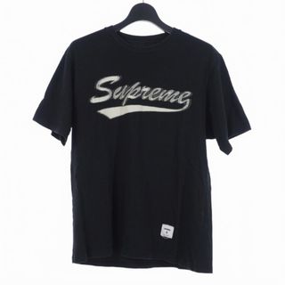 【人気Lサイズ】Supreme ワンポイントロゴ刺繍 パッチワーク 半袖Tシャツ