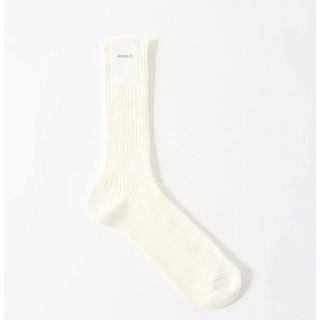 オーラリー(AURALEE)のAURALEE オーラリーGIZA HIGH GAUGE SOX リブソックス(ソックス)