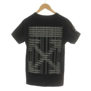 オフホワイト(OFF-WHITE)のオフホワイト 20年製 Tシャツ 半袖 ロゴ プリント XXS 黒 ブラック(Tシャツ/カットソー(半袖/袖なし))