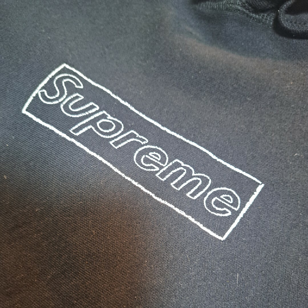 Supreme KAWS ChalkLogo Hooded Sweatshirt