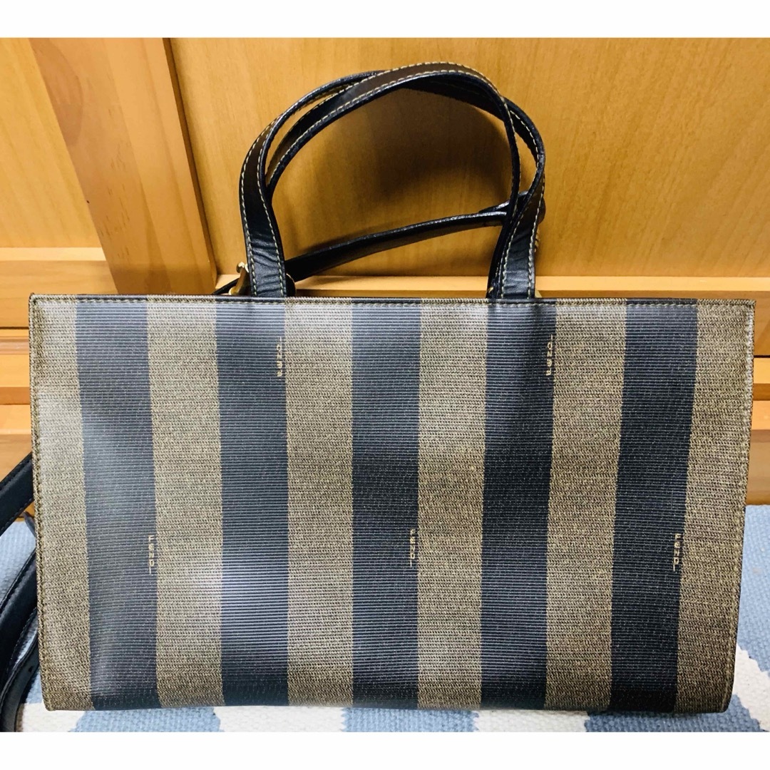 美品 FENDI フェンディ ペカン ハンドバッグ