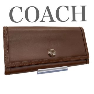 コーチ(COACH)のCOACH 折りたたみ長財布 ブラウン コーチ(財布)