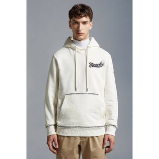 MONCLER - 美品○2022年製 MONCLER モンクレール ロゴワッペン付 ロゴ