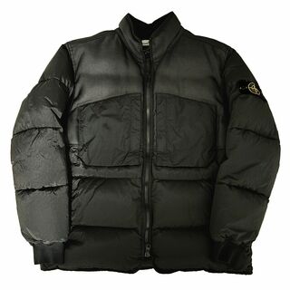 21AW Stone island フーディ ダウンジャケット ブラック