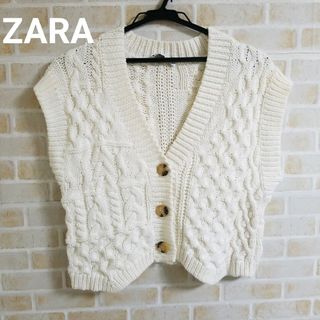 ザラ(ZARA)の【本日削除/最終値下】ZARA ニットベスト(ベスト/ジレ)