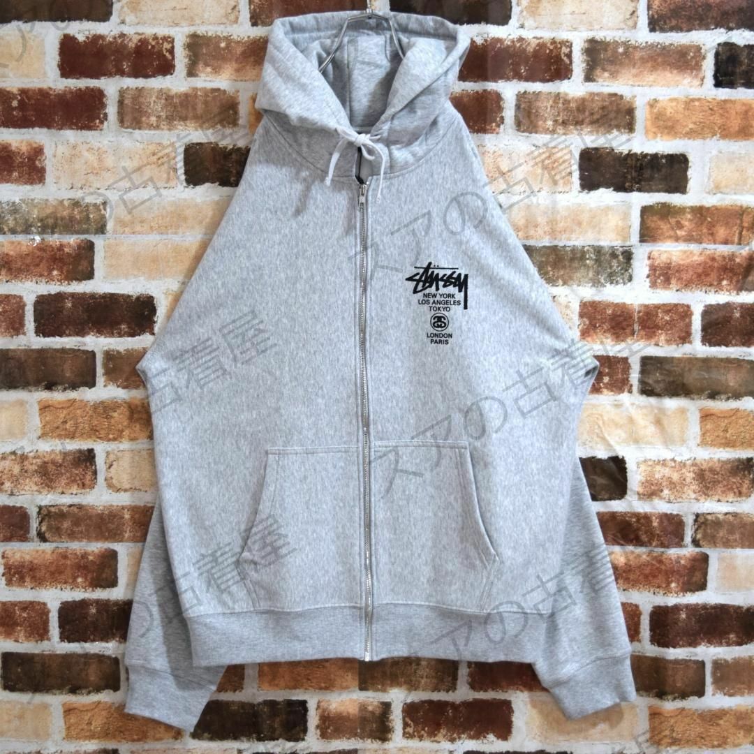 STUSSY - 《ステューシー》正規・新品タグ ワールドツアー グレー M ...