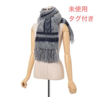 マメ(mame)の【未使用】 mame osmanthus motif knitted scarf(マフラー/ショール)