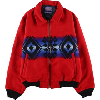 ペンドルトン(PENDLETON)の古着 ペンドルトン PENDLETON HIGH GRADE WESTERN WEAR 総柄 ネイティブ柄 ウールジャケット メンズXL /eaa393238(その他)