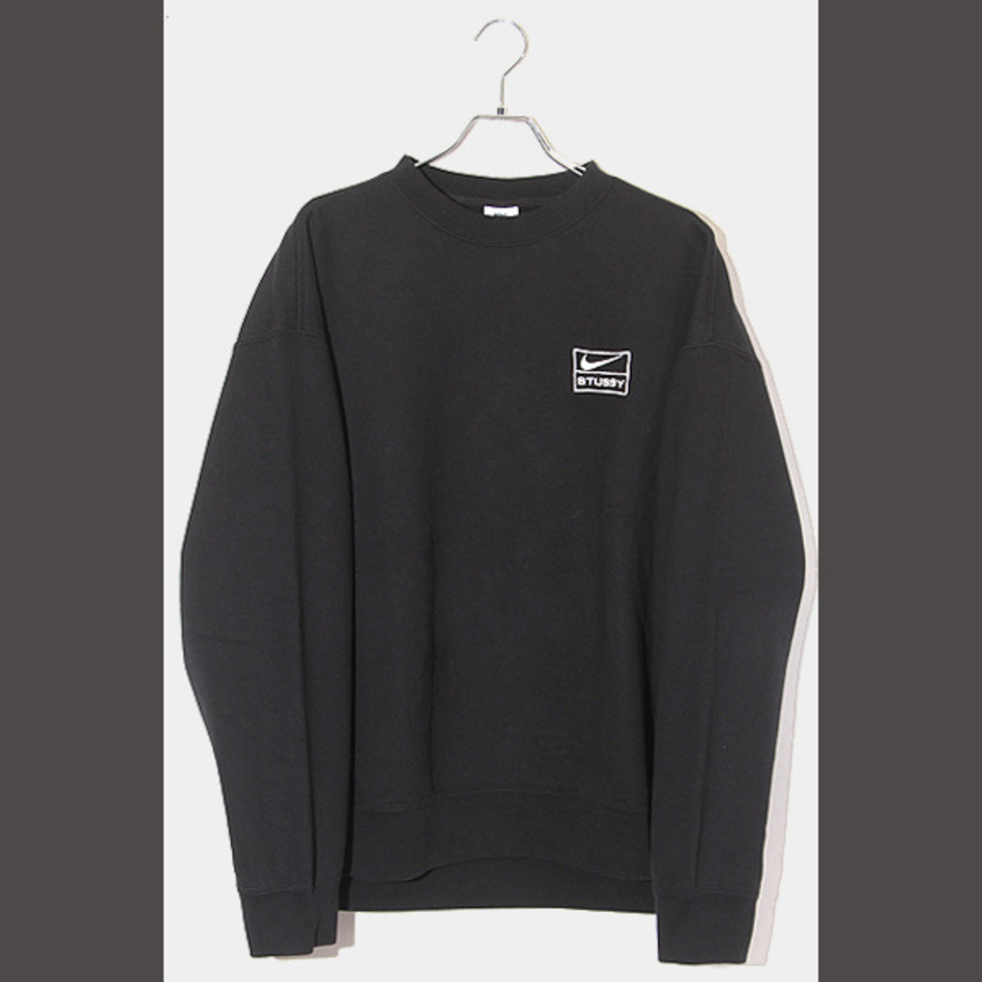 72cm袖丈STUSSY × NIKE SIZE:L フリースクルーネック スウェット