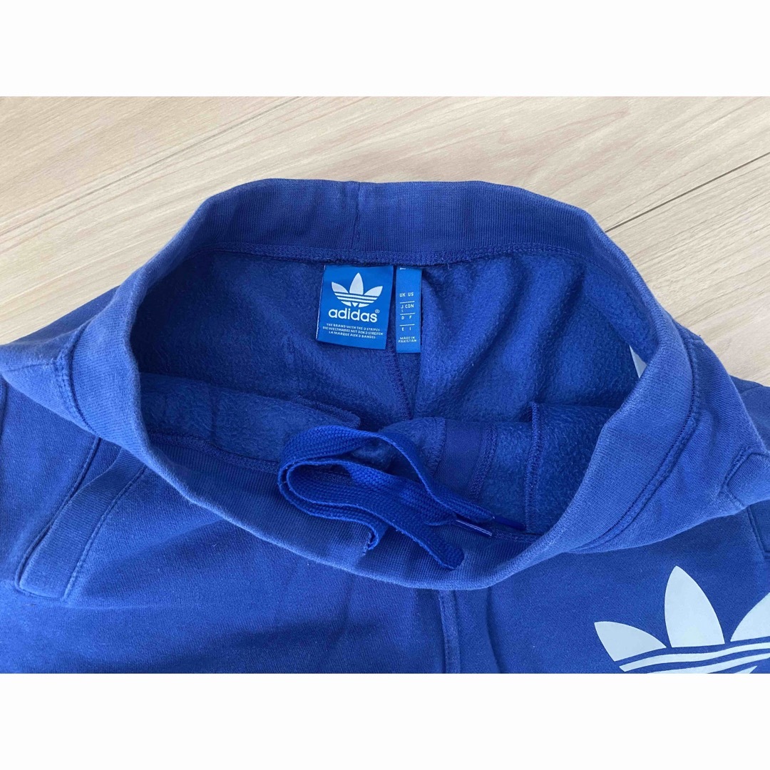 adidas(アディダス)のadidas アディダスセットアップ スウェットセットアップ ブルー Lサイズ メンズのトップス(スウェット)の商品写真