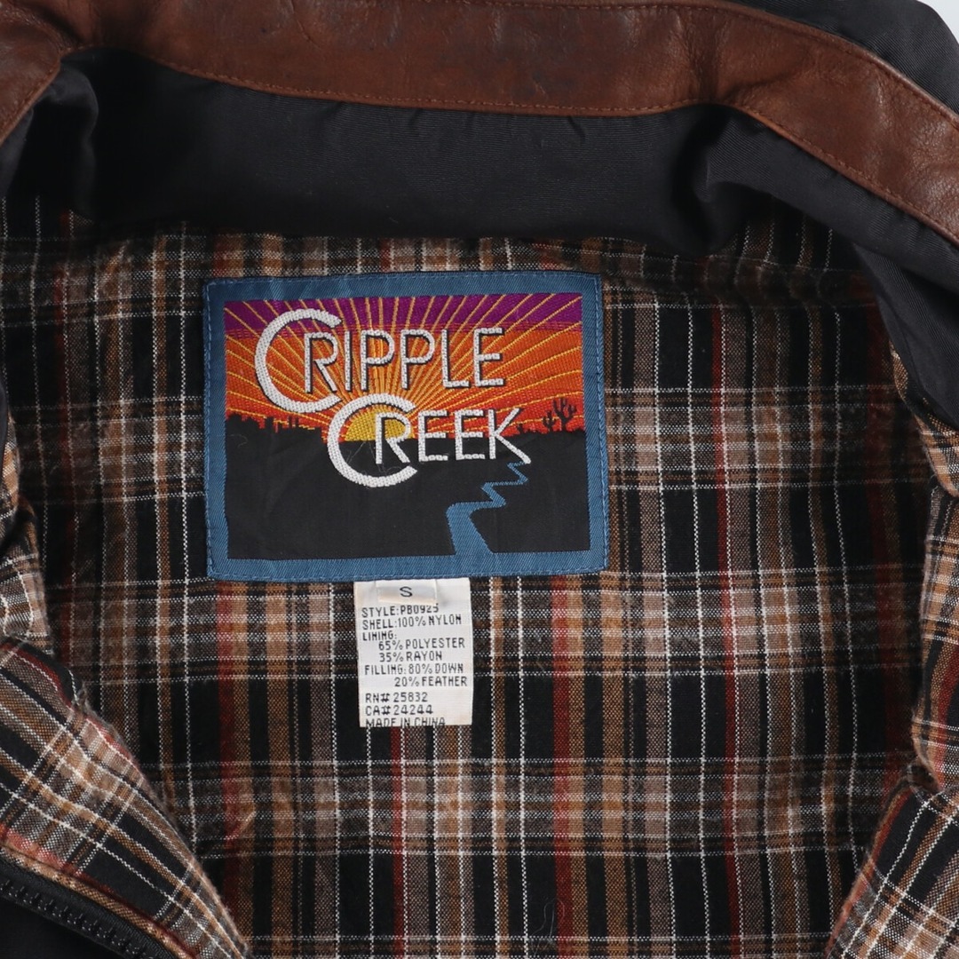 古着 CRIPPLE CREEK ダウンベスト メンズS /eaa388495 メンズのトップス(ベスト)の商品写真