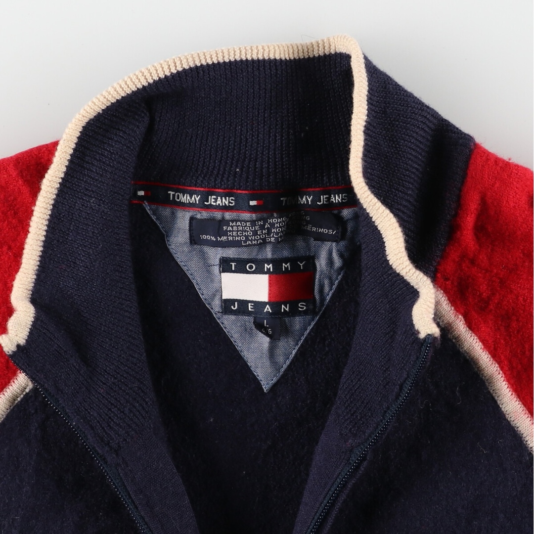 TOMMY HILFIGER(トミーヒルフィガー)の古着 90年代 トミーヒルフィガー TOMMY HILFIGER JEANS ウールブルゾン メンズL ヴィンテージ /eaa393610 メンズのジャケット/アウター(その他)の商品写真