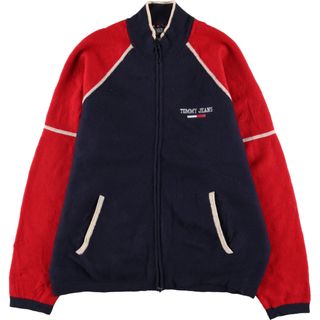 トミーヒルフィガー(TOMMY HILFIGER)の古着 90年代 トミーヒルフィガー TOMMY HILFIGER JEANS ウールブルゾン メンズL ヴィンテージ /eaa393610(その他)