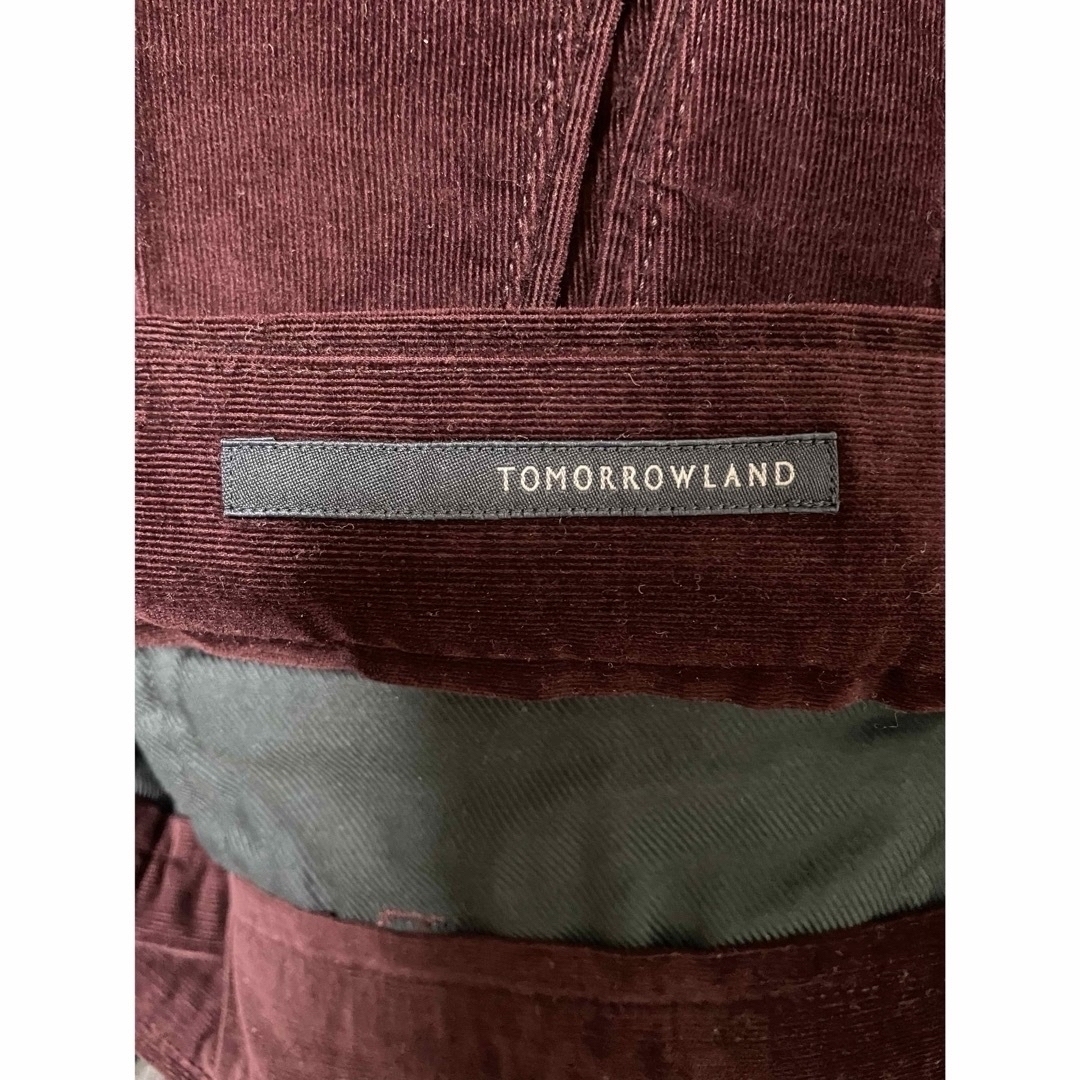 TOMORROWLAND(トゥモローランド)のTOMORROWLAND  ベロア　パンツ　コーデュロイ　トゥモローランド メンズのパンツ(スラックス)の商品写真