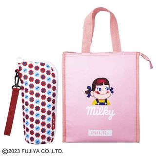 ミルクフェド(MILKFED.)のMILKFED. ペコちゃんポコちゃん保冷バッグ＆ペットボトルホルダー (日用品/生活雑貨)