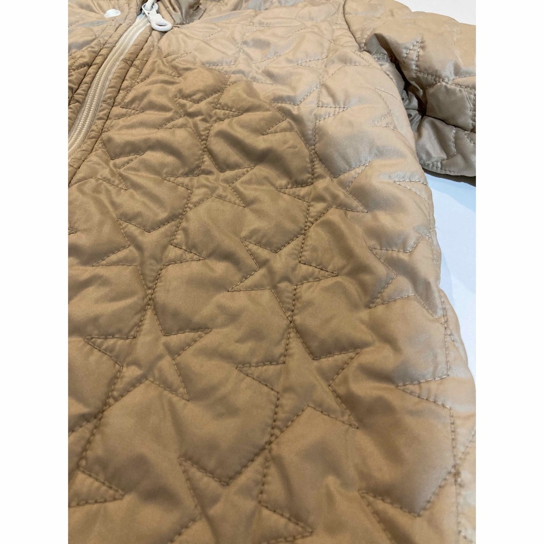 UNIQLO(ユニクロ)の防寒オーバーオール　星柄 キッズ/ベビー/マタニティのベビー服(~85cm)(ジャケット/コート)の商品写真