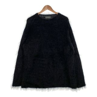 BLACK Scandal Yohji Yamamoto ブラックスキャンダルヨウジヤマモト 18AW 蜘蛛の巣 ウールニットセーター ブラック 3