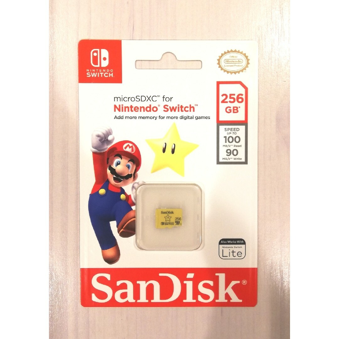 SanDisk(サンディスク)の任天堂 スイッチ 推奨  マイクロsdカード 256GB サンディスク エンタメ/ホビーのゲームソフト/ゲーム機本体(その他)の商品写真