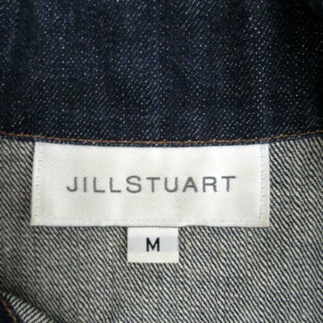 JILLSTUART(ジルスチュアート)のジルスチュアート デニムジャケット Gジャン ジージャン ミドル丈 M 青 レディースのジャケット/アウター(Gジャン/デニムジャケット)の商品写真