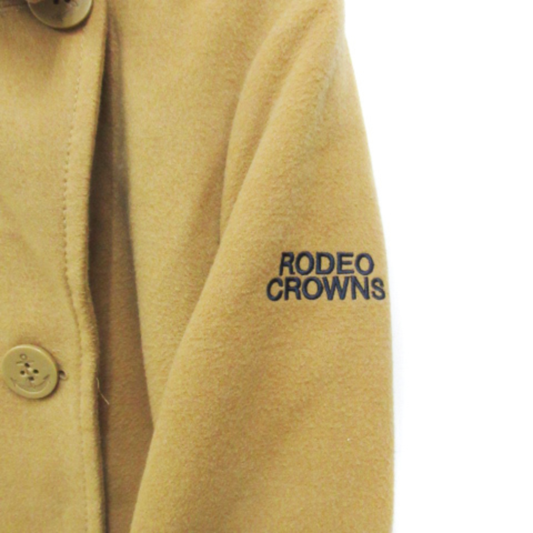 RODEO CROWNS(ロデオクラウンズ)のロデオクラウンズ Pコート ピーコート ミドル丈 ダブルボタン M ベージュ レディースのジャケット/アウター(ピーコート)の商品写真