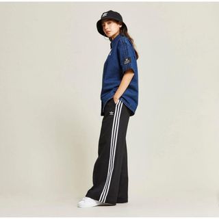 アディダス(adidas)のadidasアディダス  primeblue リラックス ワイドレッグパンツ(その他)