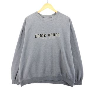 エディーバウアー Eddie Bauer ロゴスウェット トレーナー メンズXL /eaa376164