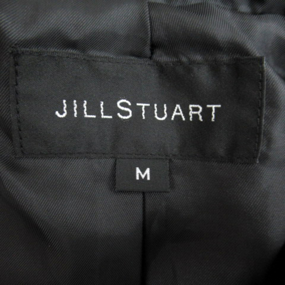 JILLSTUART(ジルスチュアート)のジルスチュアート コート ショート丈 フード付き ウール M 黒 ブラック レディースのジャケット/アウター(その他)の商品写真