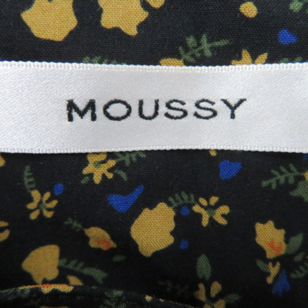 moussy(マウジー)のマウジー シャツ ブラウス 長袖 フレアスリーブ スキッパーカラー 花柄 レディースのトップス(シャツ/ブラウス(長袖/七分))の商品写真