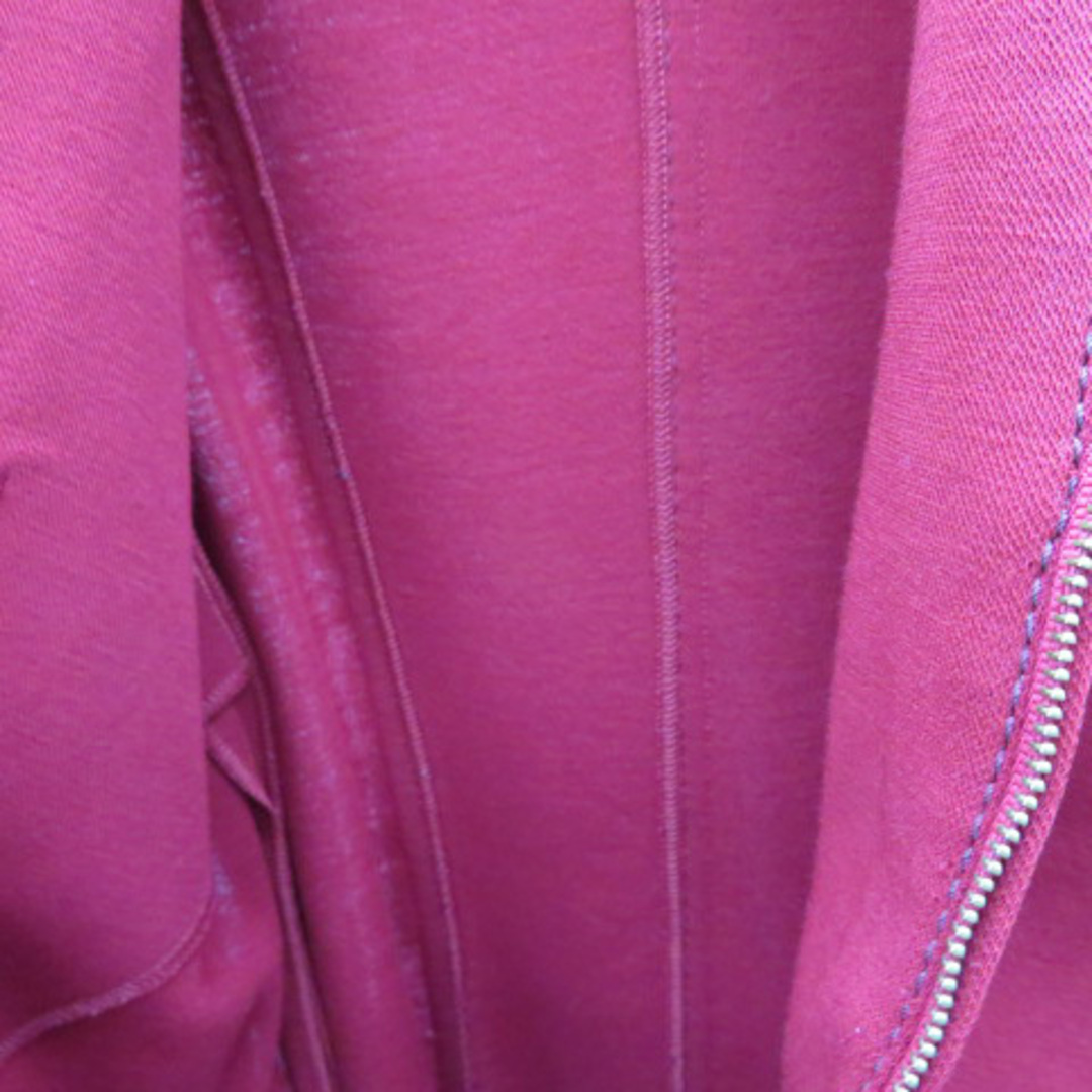 MOGA(モガ)のモガ オープンカラージャケット ミドル丈 ジップアップ 無地 ウール 2 赤 レディースのジャケット/アウター(その他)の商品写真