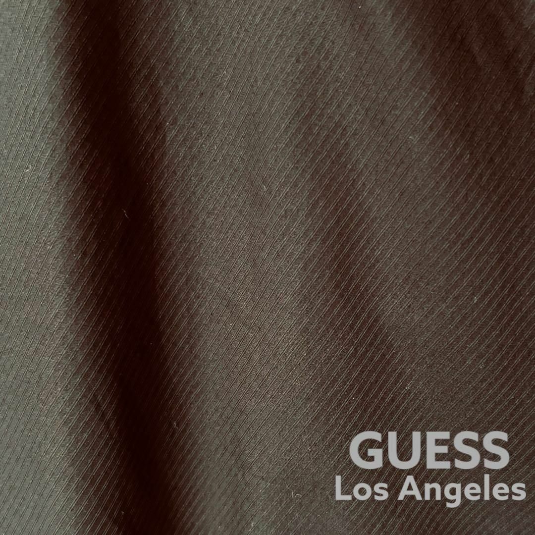 GUESS(ゲス)の【ゲス】GUESS 長袖 シャツ ストライプ ブラック 2XL ゆるだぼ メンズ メンズのトップス(シャツ)の商品写真