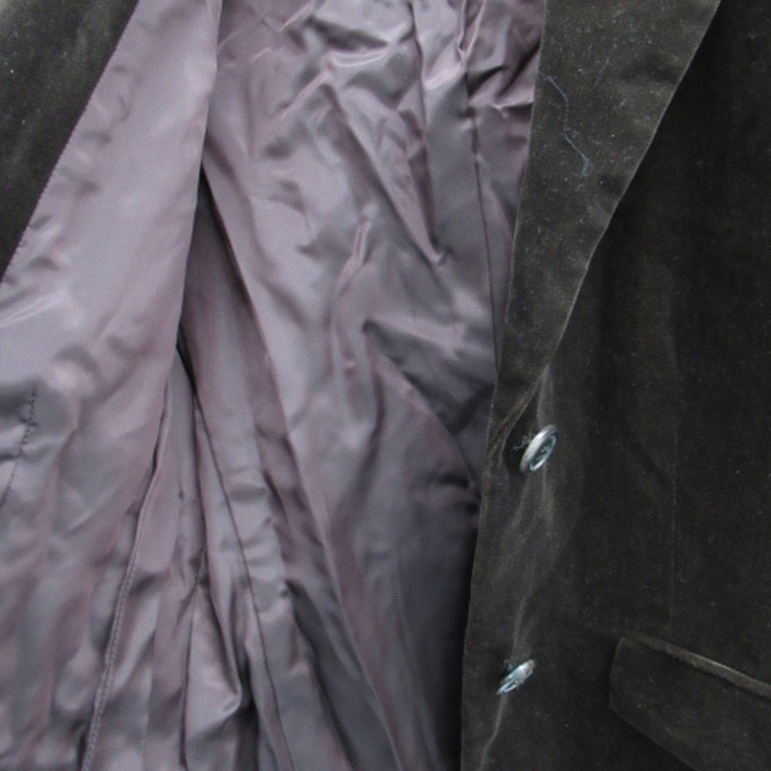 DES PRES(デプレ)のデプレ トゥモローランド テーラードジャケット 総裏地 ベルベット 1 ブラウン レディースのジャケット/アウター(その他)の商品写真